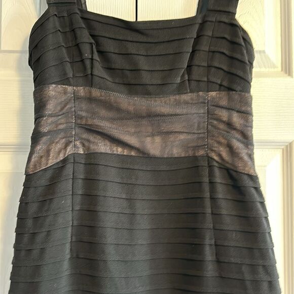 Nanette Lepore Black Tank Mesh Front Dress - Picture 2 of 8